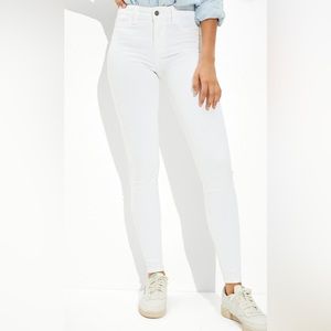 Women’s American Eagle Size 10 White Jeggings